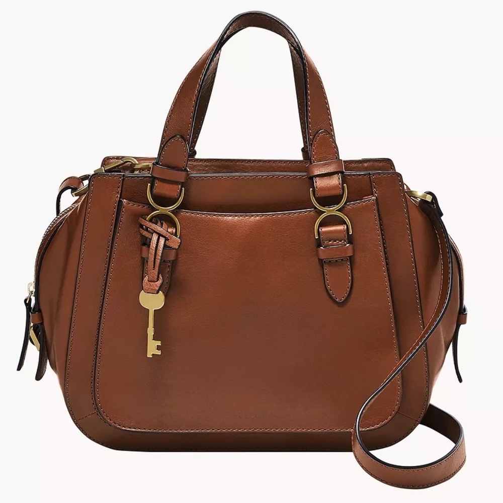 Fossil Brooke Satchel | Brown Leather